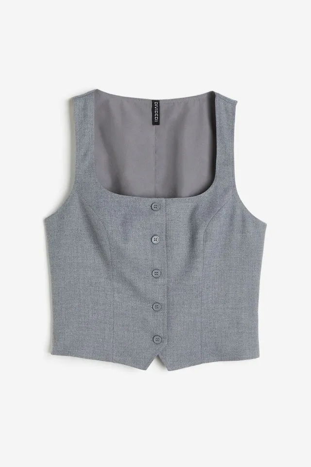 RW&CO. - Medium Blue Wool Suit Vest Tourmaline