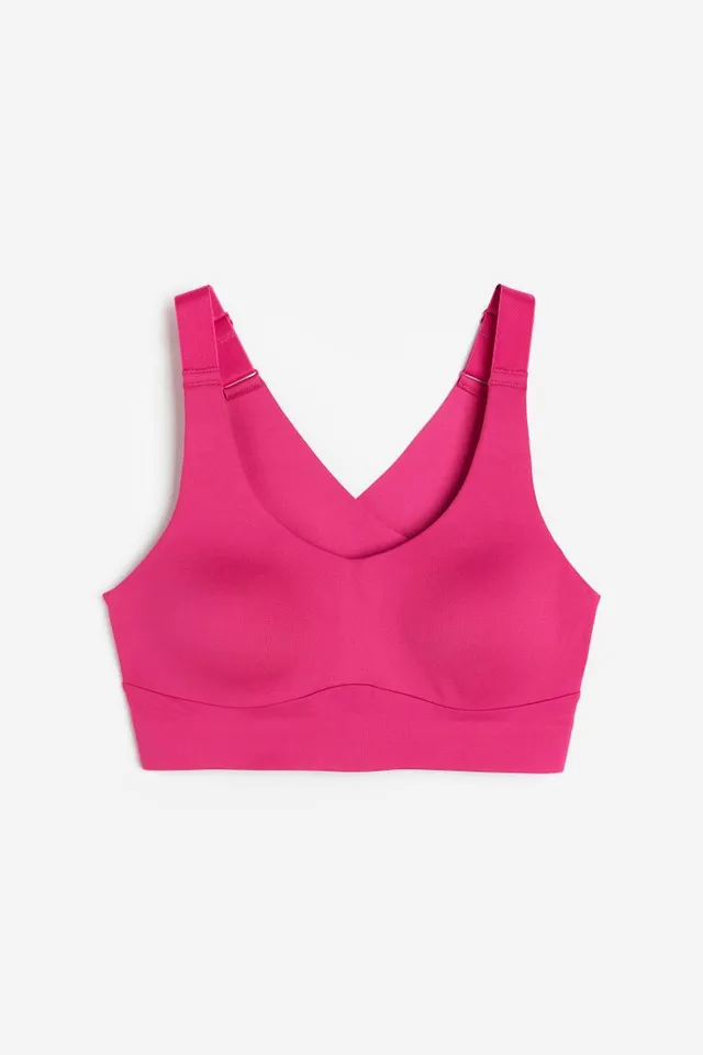 White Mark High Support Sports Bra-Average Figure