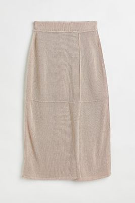 Linen-blend Skirt