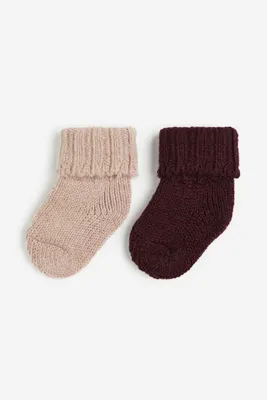 2-pack Thick Wool-blend Socks