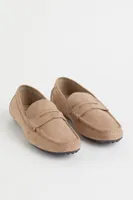 Mocassins en suédine
