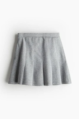 Pleated Scuba Skirt