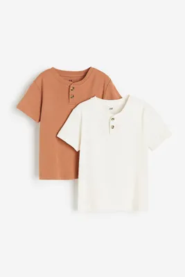 2-pack Henley T-shirts