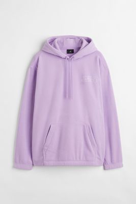 Relaxed Fit Fleece Hoodie