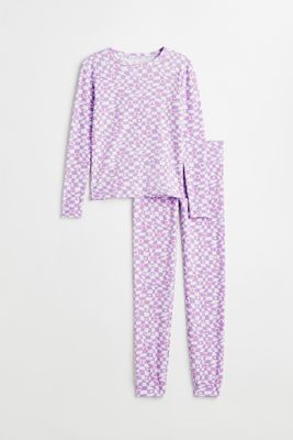 Ribbed Cotton Pajamas