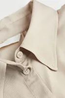 H&M+ Sleeveless Satin Shirt