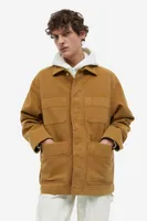 Veste carrée en twill
