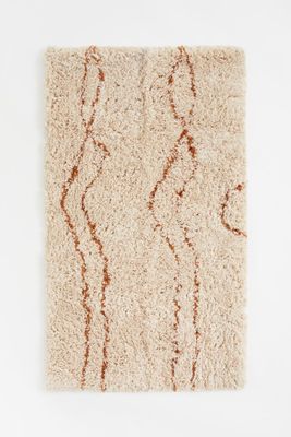 Tapis shaggy à motif