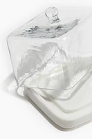 Butter Dish with Glass Cover