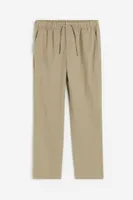 Regular Fit Linen-blend Pants