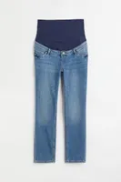 MAMA Slim Straight High Ankle Jeans