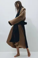 Double-breasted Midi Coat