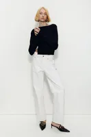 Open-backed Knit Top