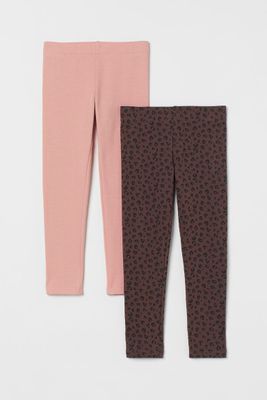 2-pack Thick Jersey Leggings