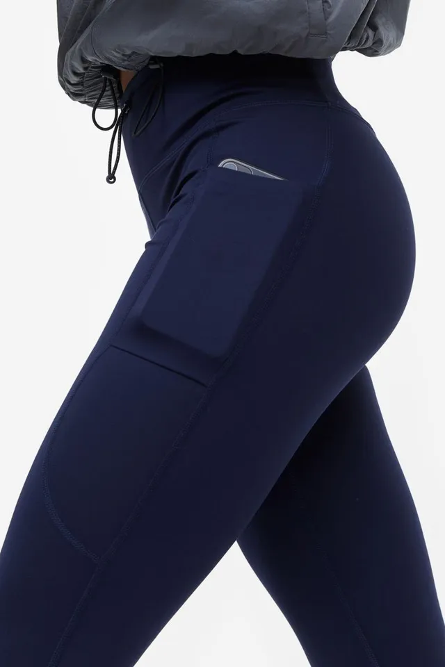 H&M DryMove™ Pocket-detail Capri Sports Leggings