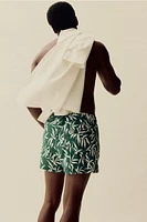 Patterned Swim Shorts