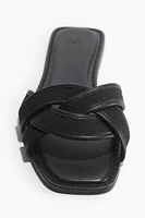 Braided-strap Sandals