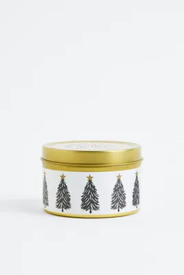 Small Scented Candle in a Tin