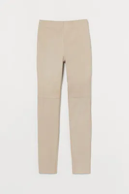 Legging en cuir