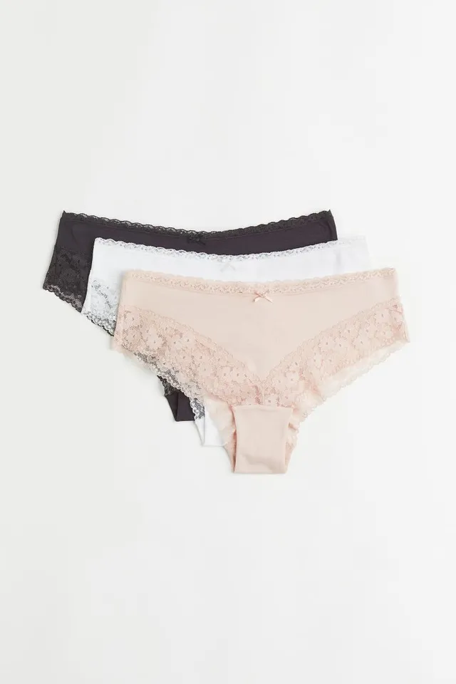 3-pack Lace Hipster Briefs