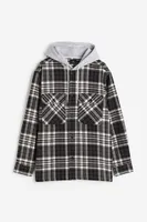 Relaxed Fit Hooded Overshirt