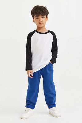 Loose Fit Twill Pants