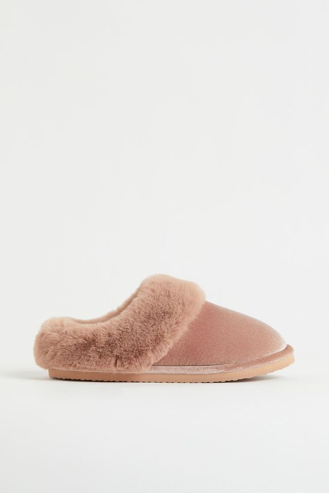 Warm-lined Slippers