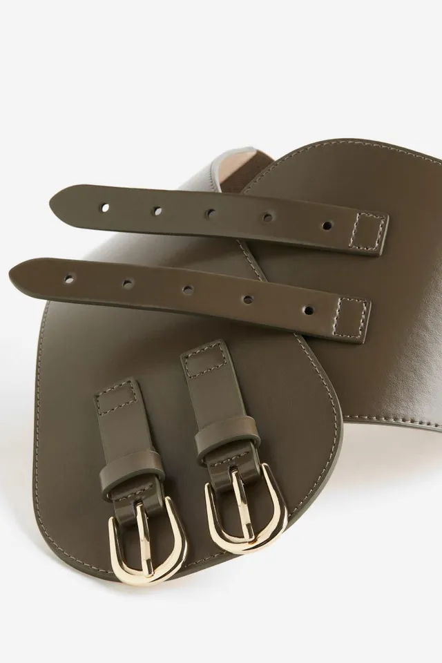Lanin Leather Corset Waist Belt