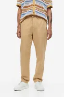 Regular Fit Linen-blend Pants