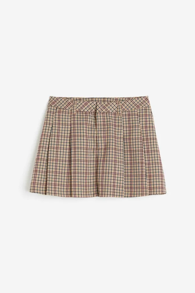 Dazzling Tartan A-Line Skirt