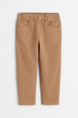 Loose Fit Twill Pants
