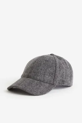 Wool-blend Cap