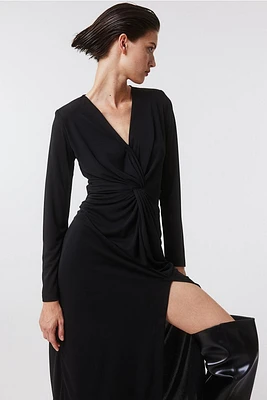 Twist-detail Dress