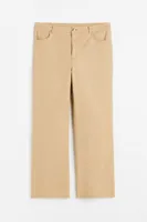 H&M+ Wide-leg Twill Pants