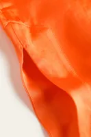 Satin Kaftan Dress