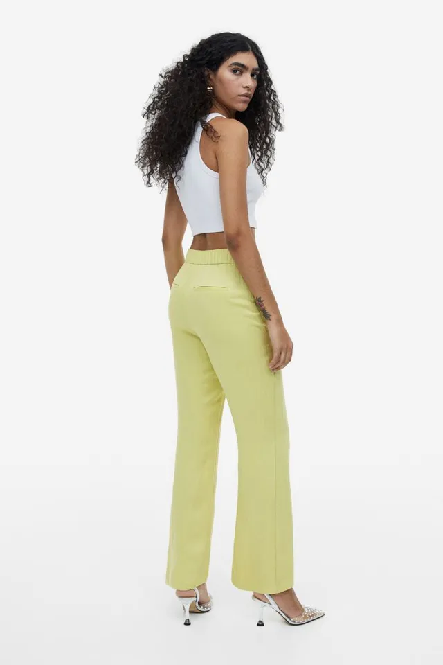 H&M Flared Viscose Pants