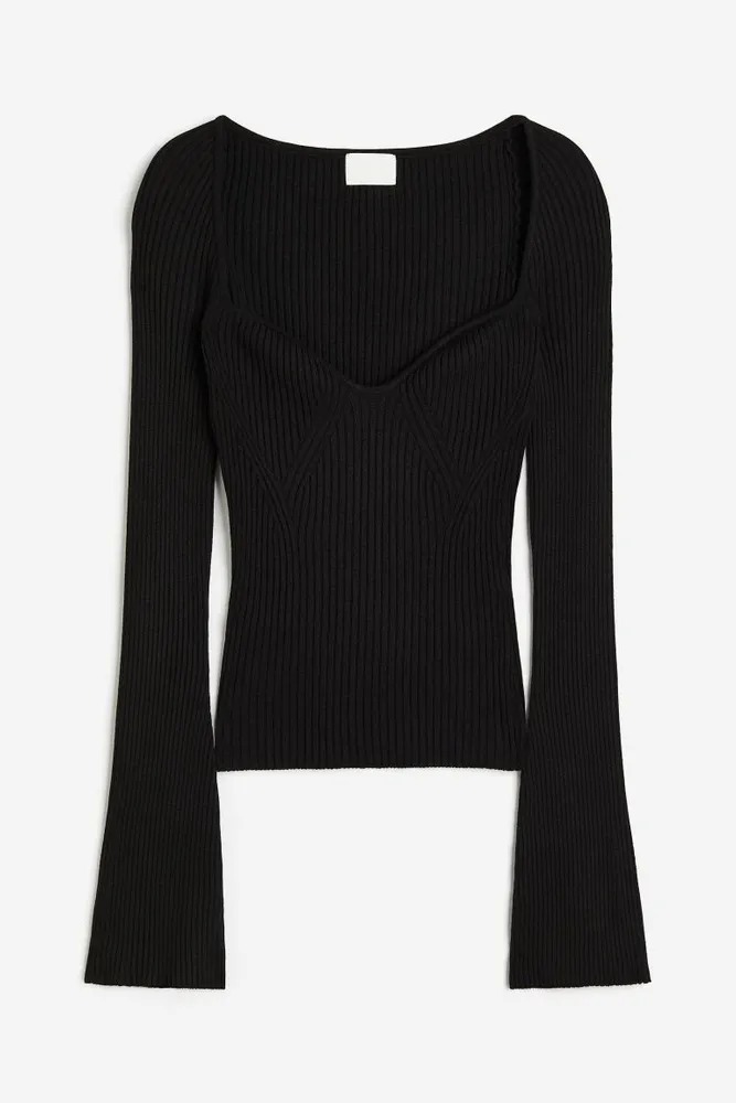 Rib-knit Sweater