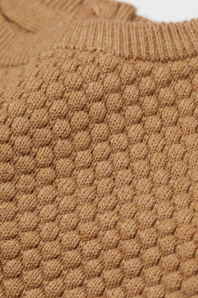 Textured-knit Sweater