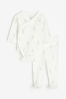 2-piece Printed Cotton Jersey Set