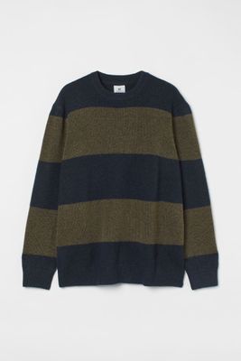 Relaxed Fit Wool-blend Sweater