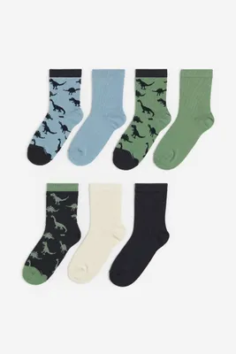 7-pack Patterned Socks