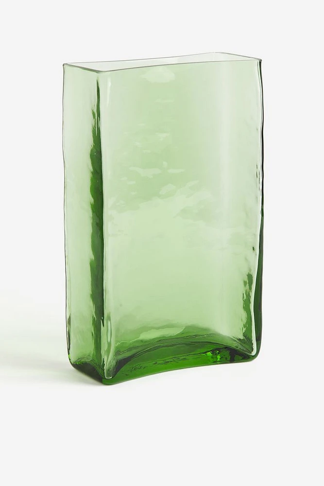 Textured Glass Vase