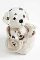 Dog Soft Toy with Bag