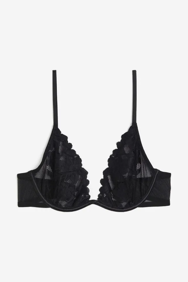 H&M Non-padded Underwire Lace Bra