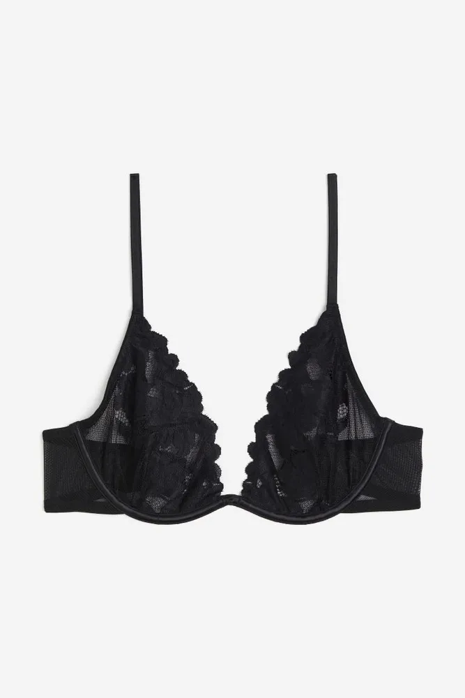 Buy H&M Women Non Padded Underwired Lace Bra - Bra for Women 20515796
