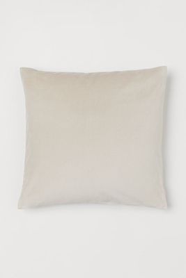 Housse de coussin en velours