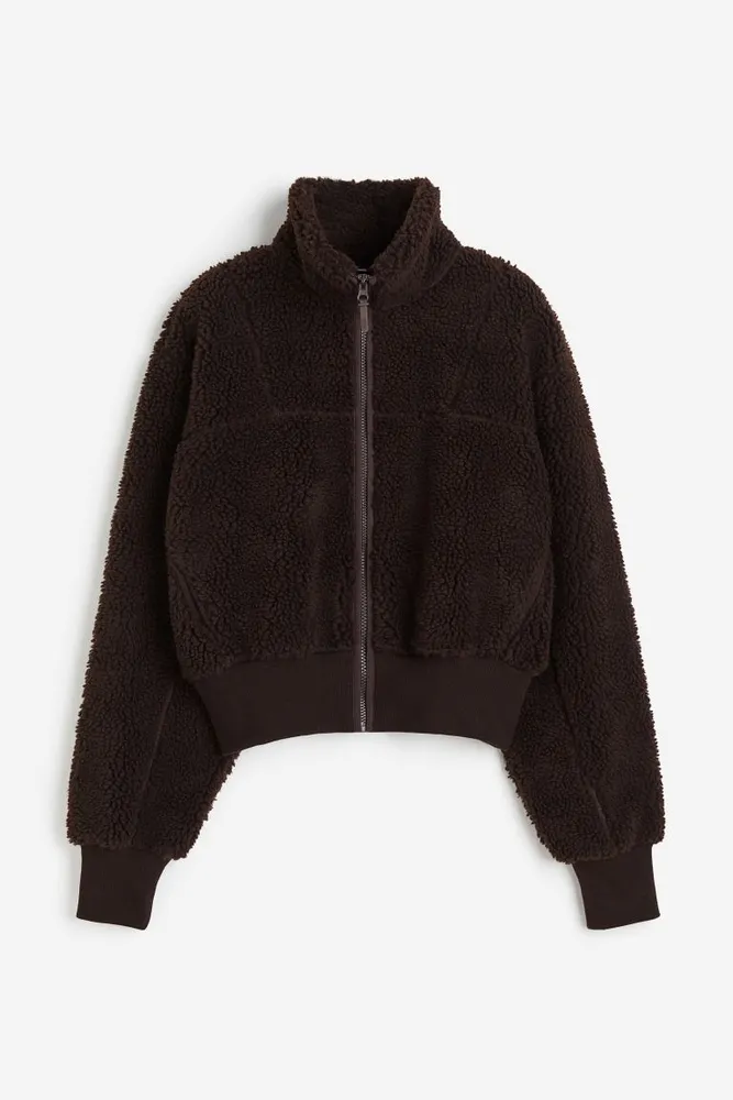 Teddy Fleece Bomber Jacket