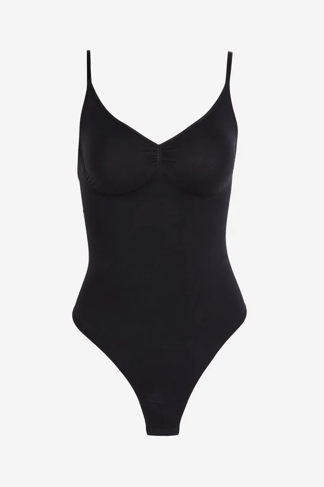 H&M Stretchy and Sculpting Firm Shape Thong Bodysuit