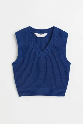 Rib-knit Sweater Vest
