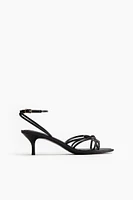 Buckle-detail Heeled Sandals